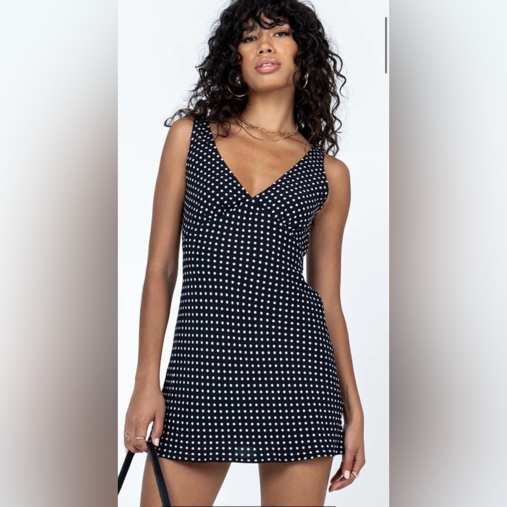 Princess Polly NELLIE Mini Dress—polka dots